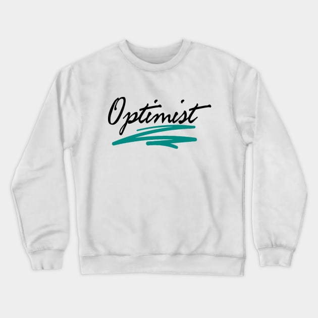 Optimist Crewneck Sweatshirt by tsterling